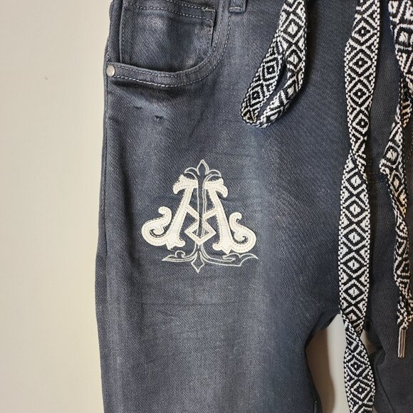 NWT Lifted Anchors stacked knit flair jeans. - Picture 2 of 7